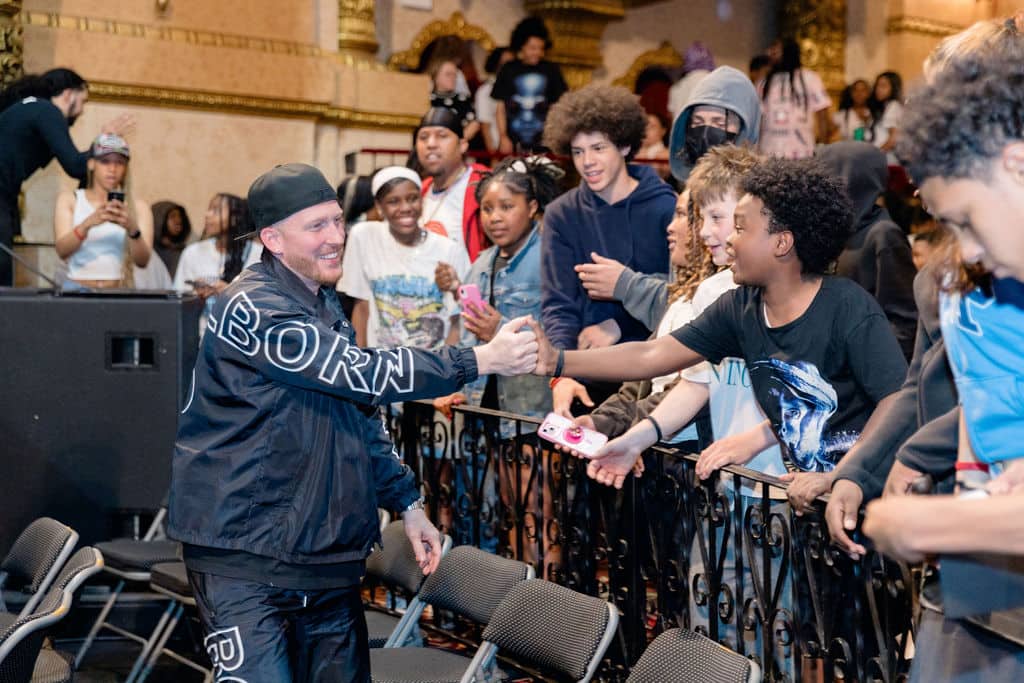 Scene from the 20th Annual Youth Empowerment Summit at the St. George Theatre.