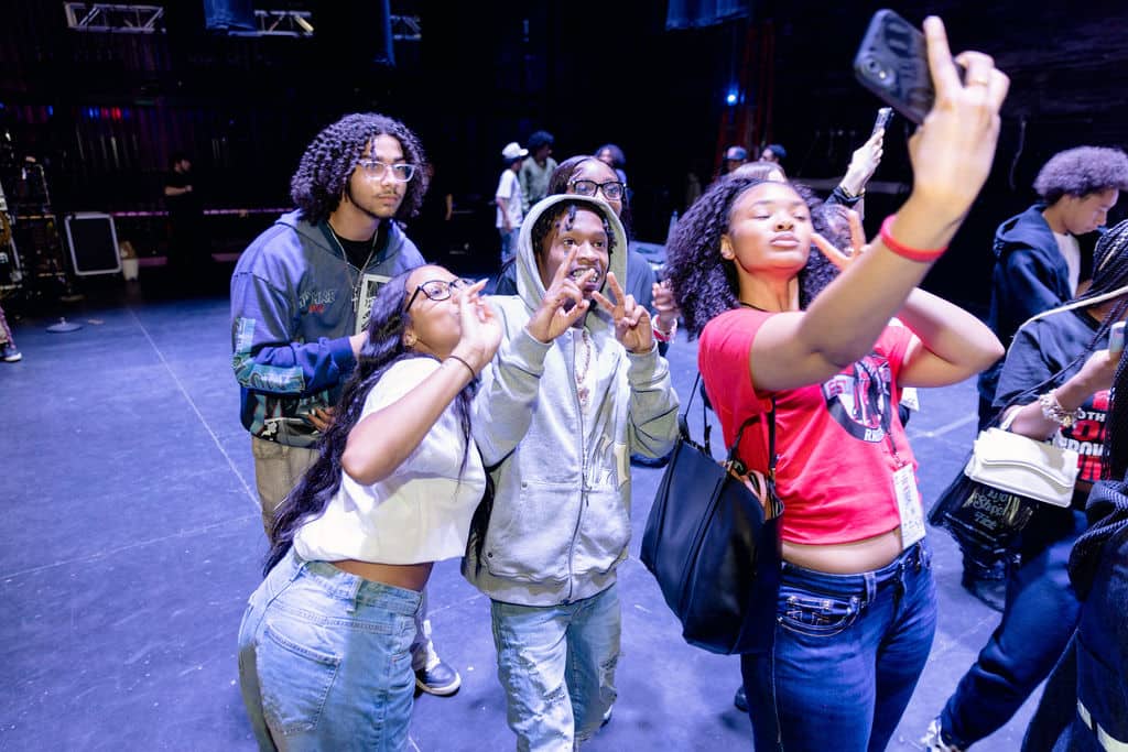 Scene from the 20th Annual Youth Empowerment Summit at the St. George Theatre.